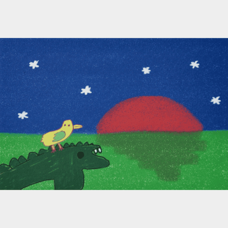 엽서 'Night Journey'