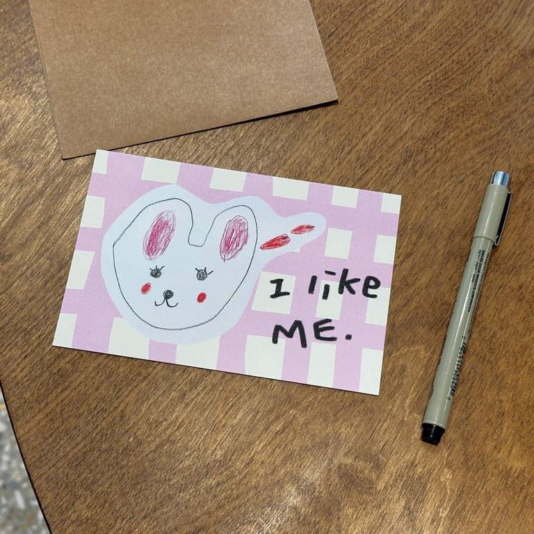 엽서 'I like ME'  - view 2