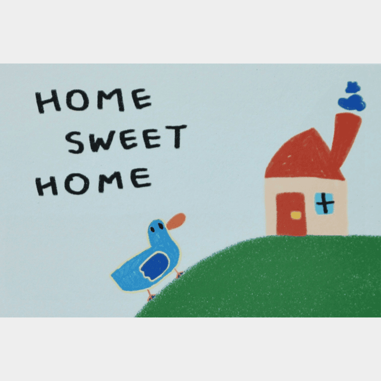 엽서 'Home Sweet Home'